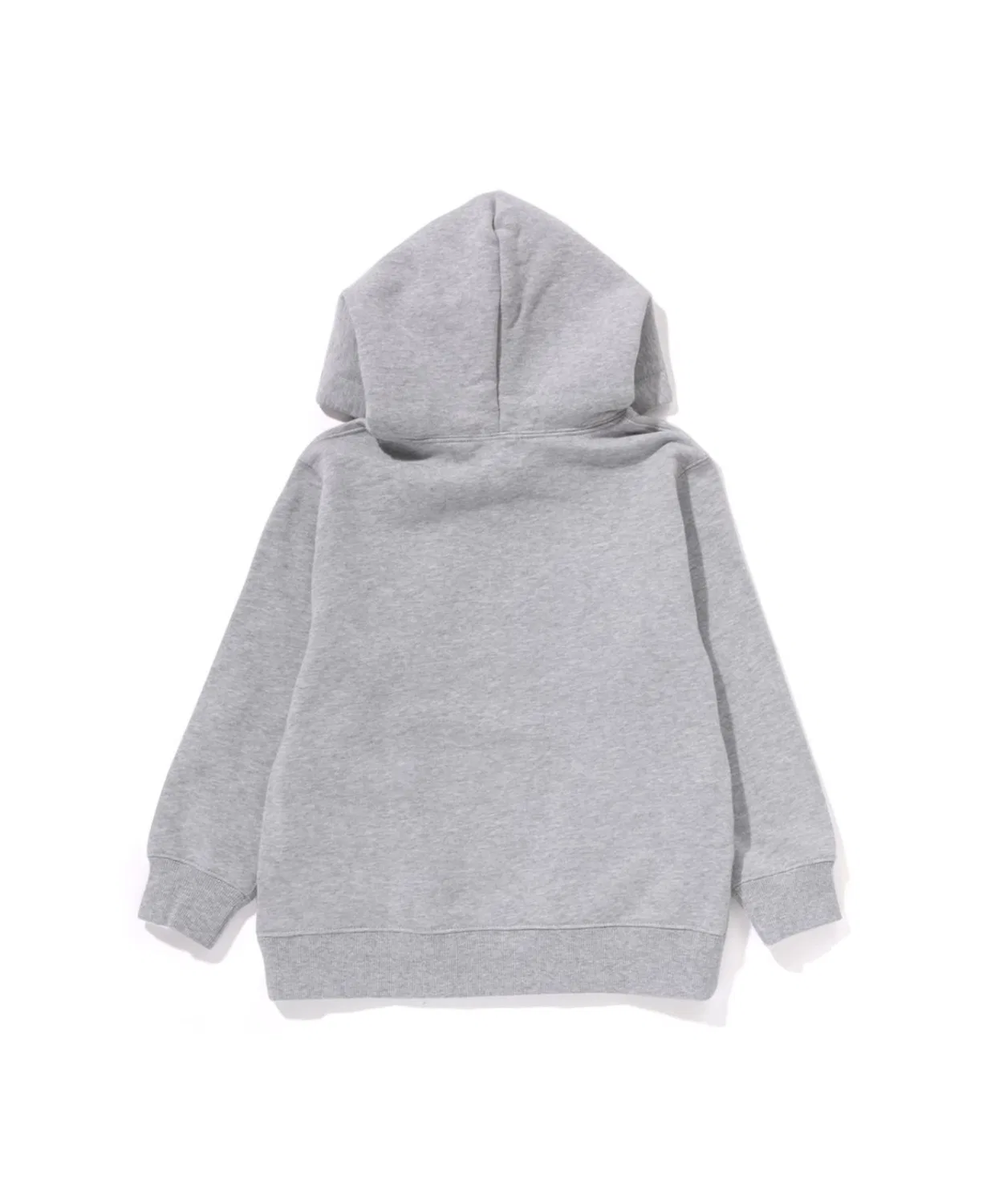 Детский худи с принтом BABY MILO Pullover Hoodie A BATHING APE, Серый — фото 3