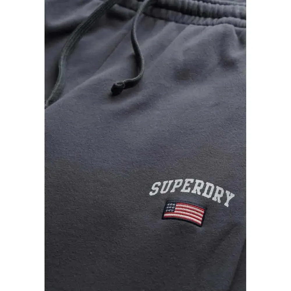 Широкие спортивные брюки Athletic Essential Wide Leg Superdry, серый — фото 4
