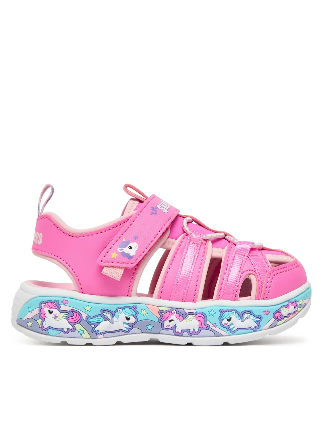 Сандалии для девочки Play Scene Splash Cute Crew Skechers, розовый