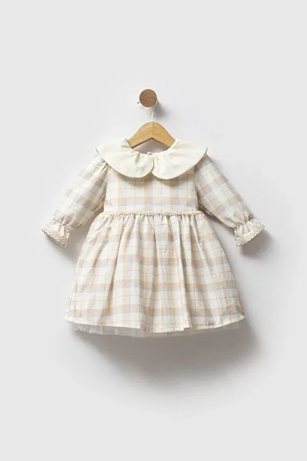 Детское платье для девочек хлопковое Hafy Baby, White
