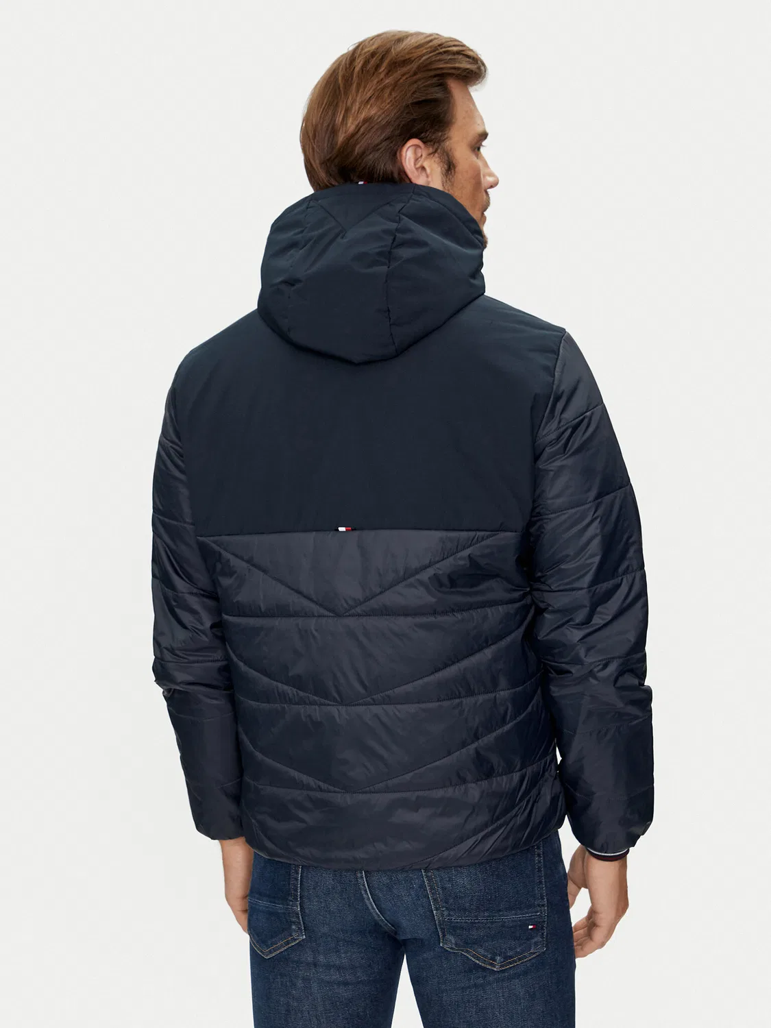 Мужская зимняя куртка стандартного кроя Tommy Hilfiger, темно-синий — фото 3