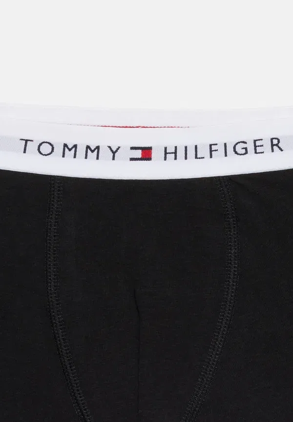 Набор из 5 трусов с логотипом, хлопок, signature repeat logo waistband trunks, Tommy Hilfiger, черный — фото 4