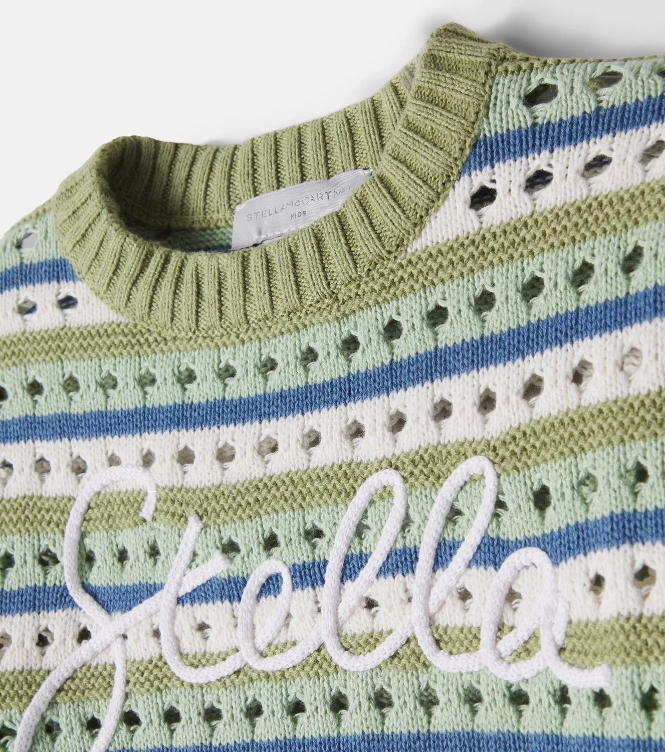 Свитшот с вышивкой Stella Mccartney Kids, мультиколор — фото 3
