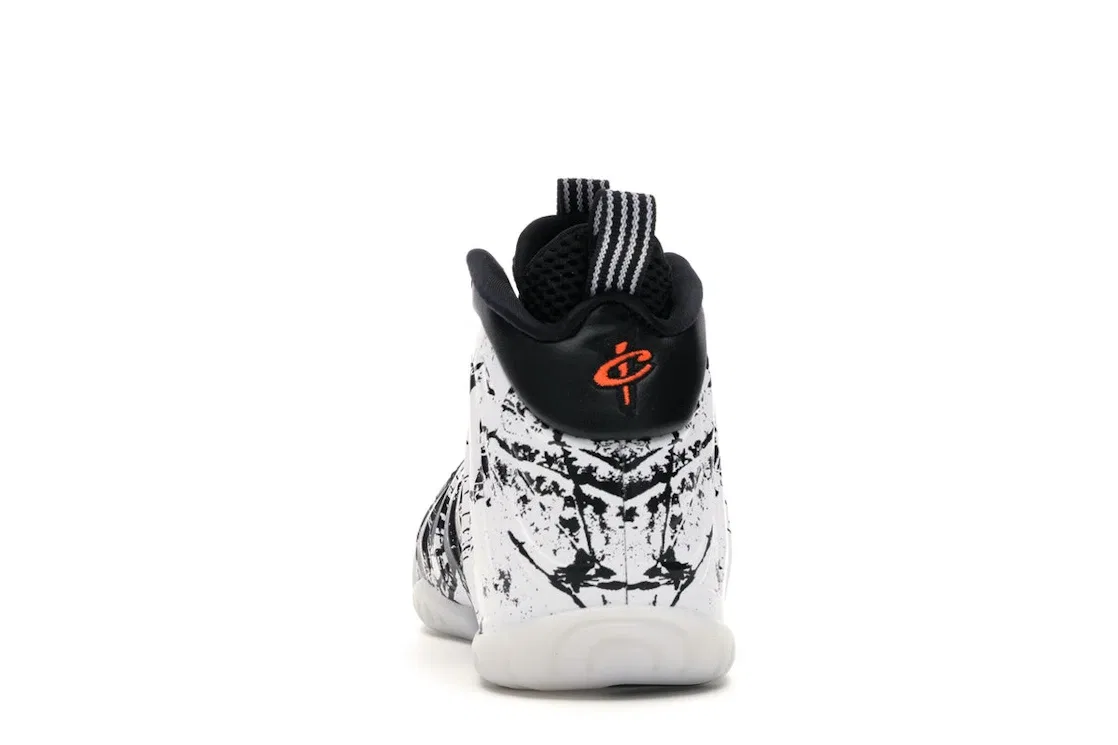 Детские кроссовки Lifestyle с принтом Shattered Backboard Nike Air Foamposite One Nike, Black/White-Total Orange — фото 4
