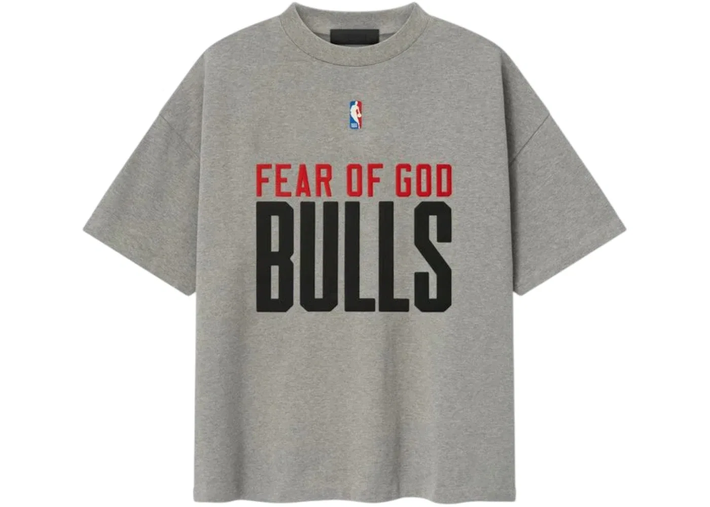 Мужская футболка с принтом Bulls 90's Tee Fear of God, Concrete Heather