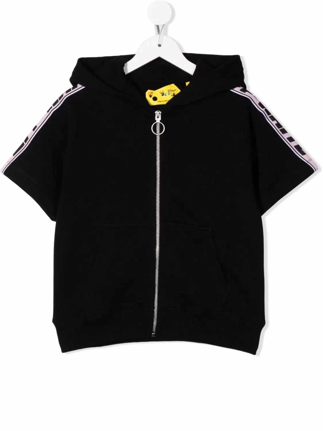 Худи с логотипом OFF-WHITE, черный
