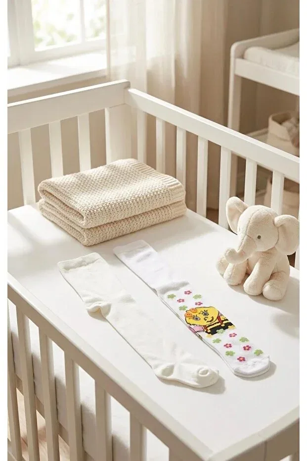 Детские колготки для девочек хлопковые комплект 3 шт Young Miniday Baby, Green