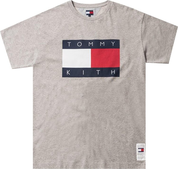 

Футболка Kith x Tommy Hilfiger Logo T-Shirt 'Grey', серый