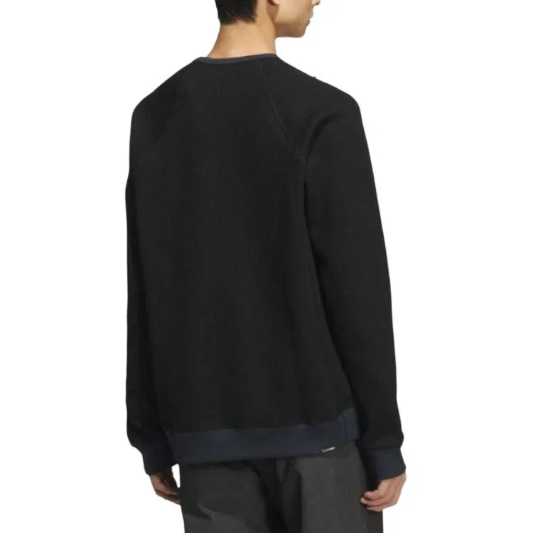 Мужская футболка с длинным рукавом CLIMAWARMCITY ESCAPE CE WAFFLE Adidas, Black — фото 4