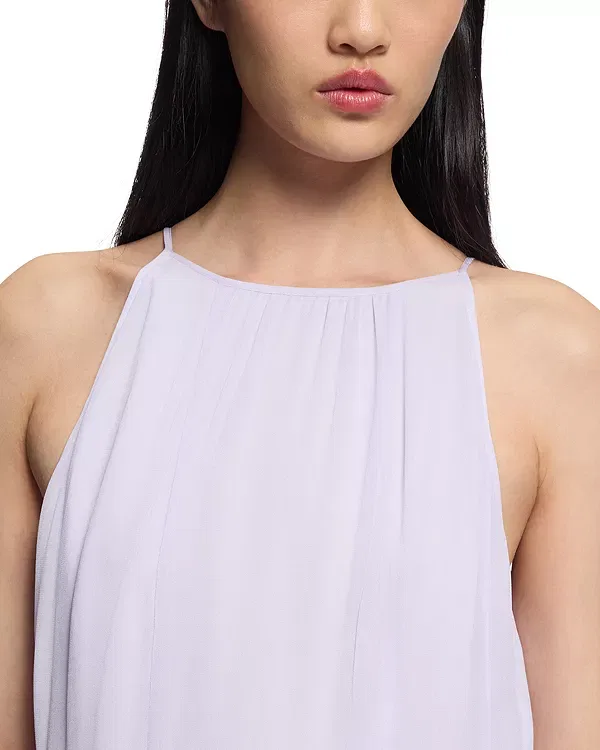 Женское платье-макси с плиссированными вставками Davora Plissé Insert Maxi Dress Boss, Lavendar Tide — фото 3