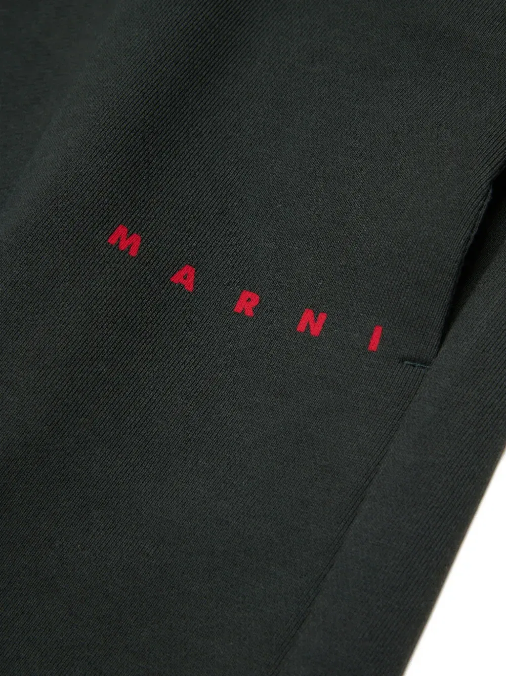 Спортивные брюки с логотипом Marni Kids, черный — фото 4