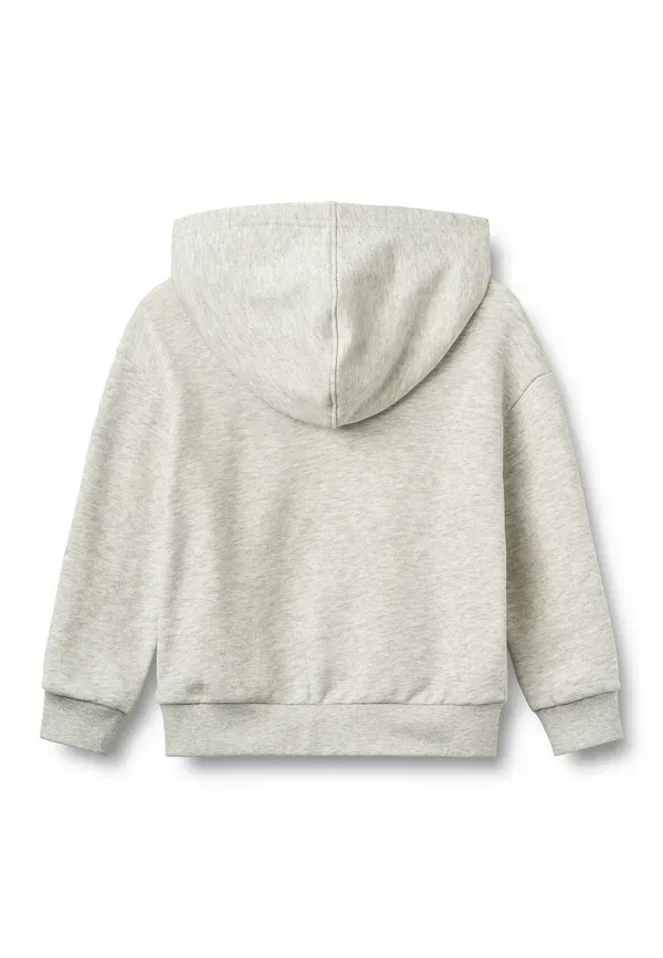 Худи с капюшоном на молнии, утепленное, Zip-up sweatshirt Wheat, Light Melange Grey, серый — фото 2