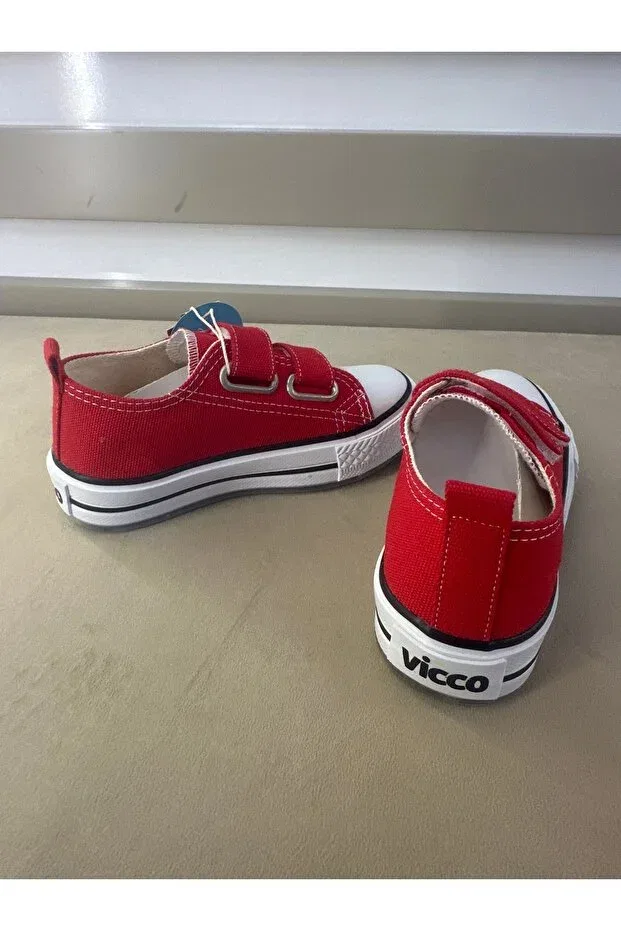Детские туфли для девочек с подсветкой Vicco, Red