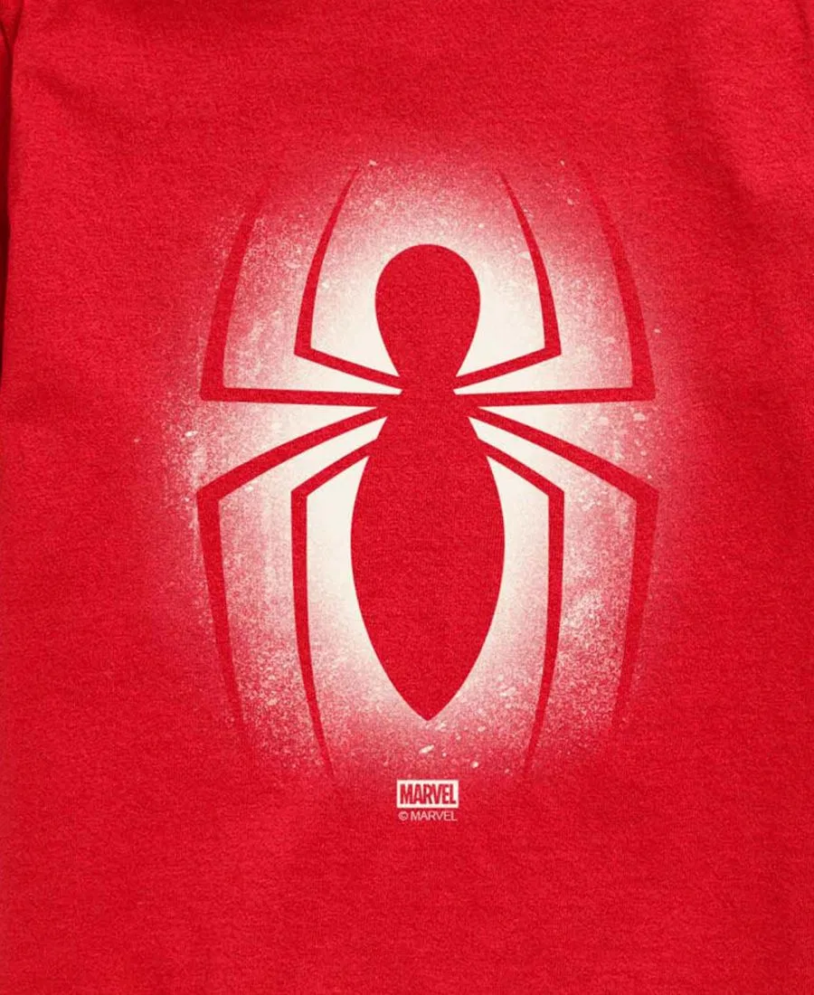 Футболка с принтом Spidey Logo Marvel, Red — фото 3