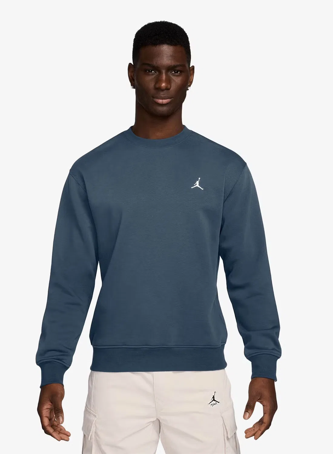 Свитшот с принтом Brooklyn Jordan, синий