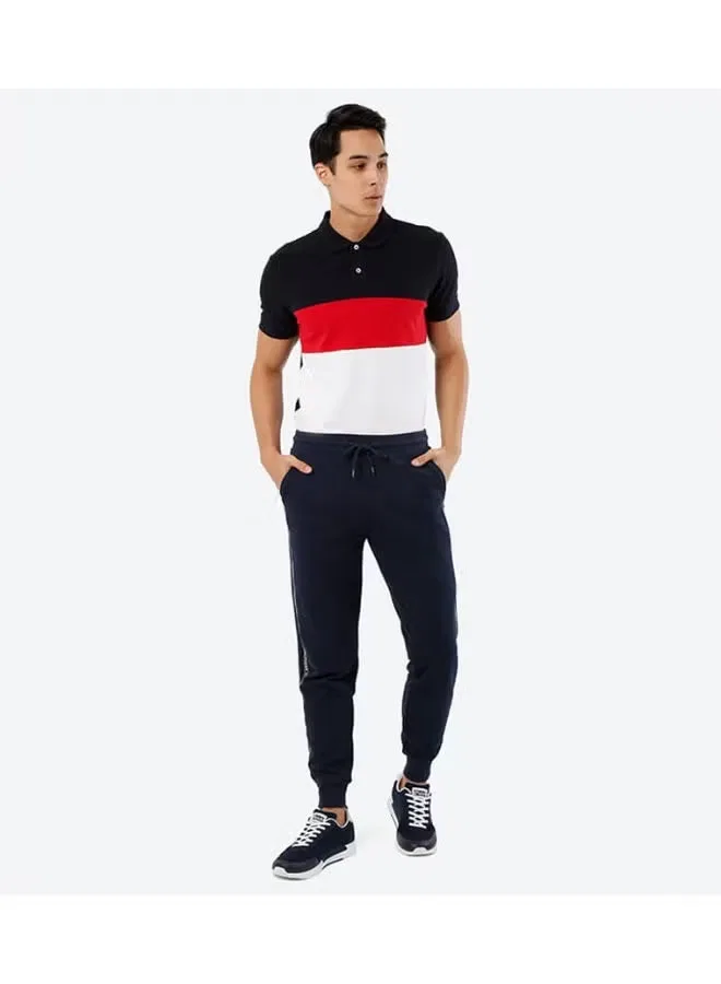 Брюки спортивные с эластичным поясом Tommy Hilfiger, темно-синий