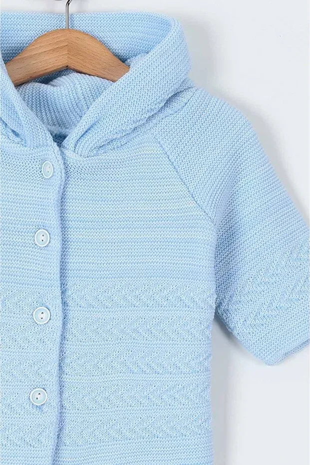 Детский кардиган для мальчиков с длинным рукавом Hobilayfbutik, Blue — фото 2