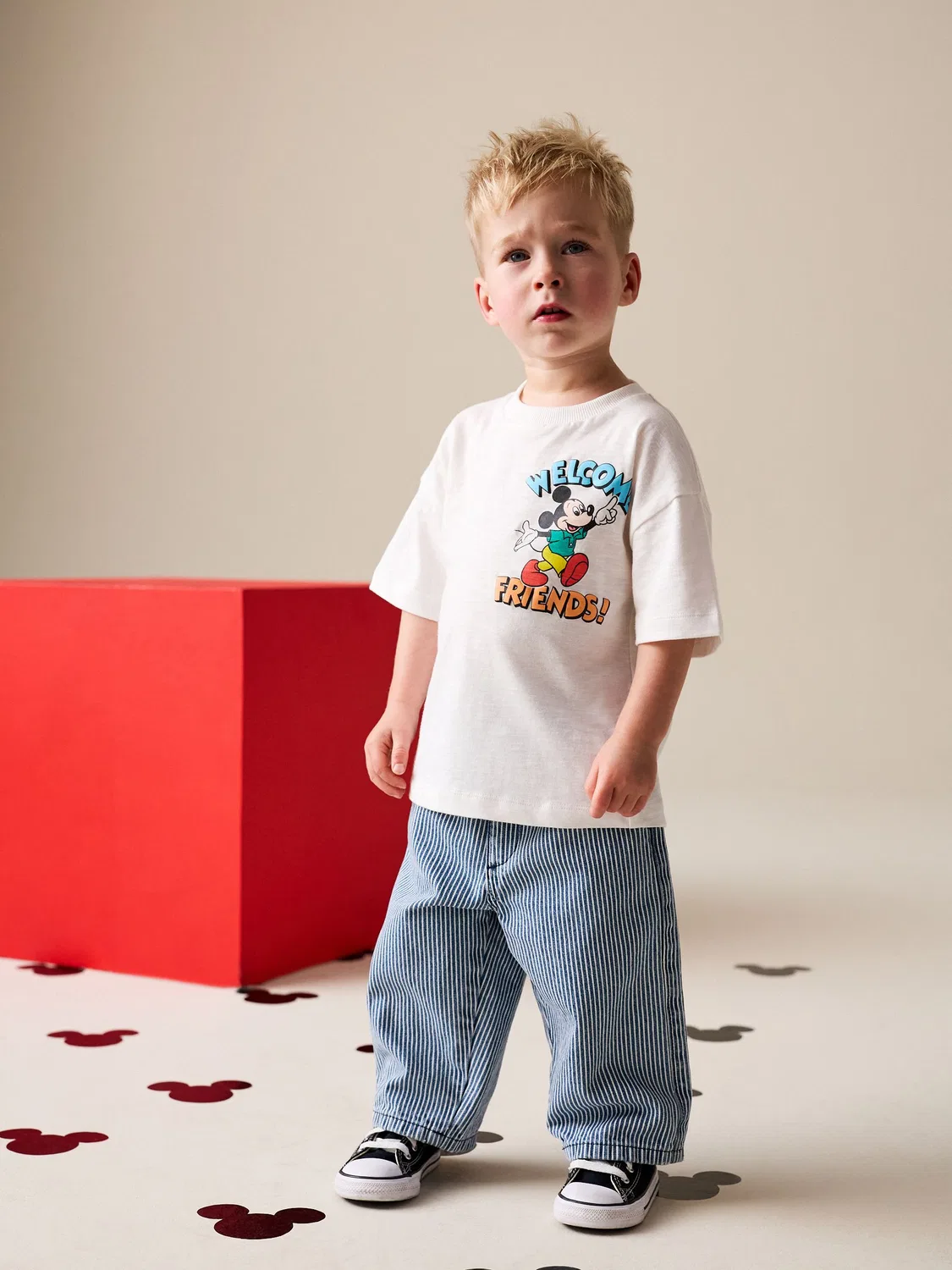 Футболка с принтом Mickey Mouse Next, белый — фото 2