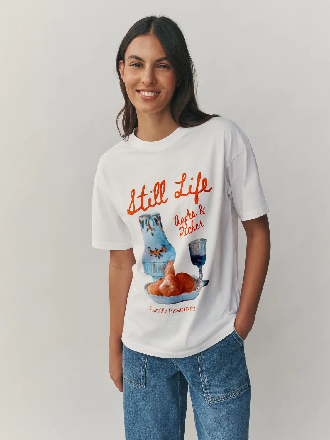 Футболка с принтом Still Life Next, белый