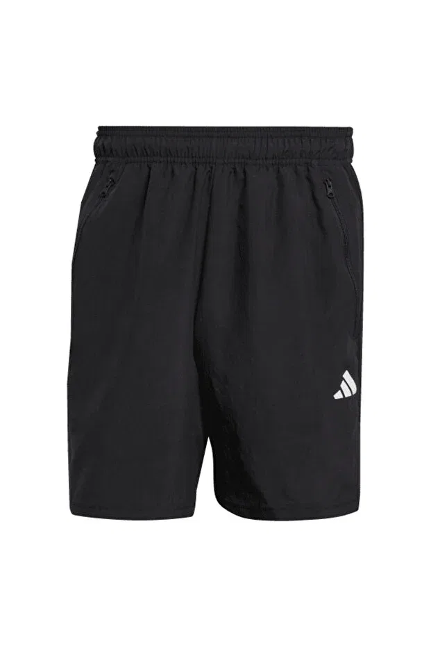 Мужские шорты для тренировок с принтом Adidas, Black / White — фото 4