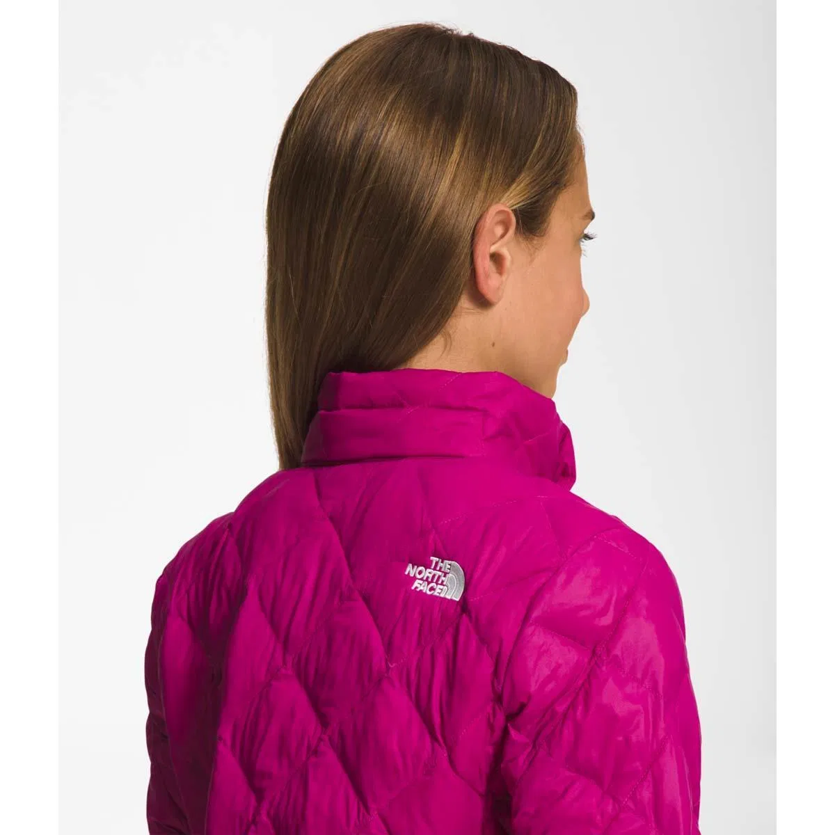 Куртка с капюшоном Thermoball, девичья, The North Face, Fuschia Pink — фото 4