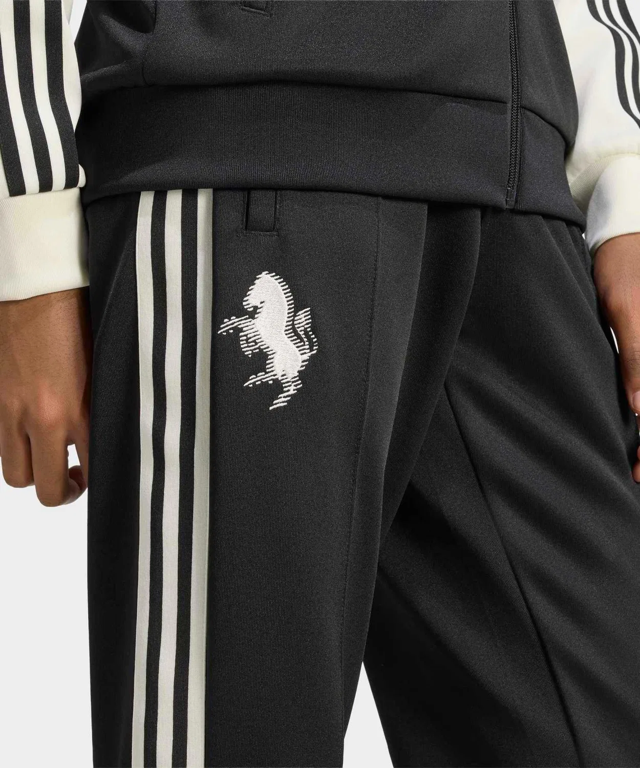 Мужские спортивные штаны с принтом Juventus Torino OG Adidas, Черный — фото 3