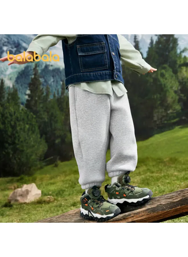 Штаны утепленные с начесом для мальчиков и девочек, модель Parent-child Matching, Balabala