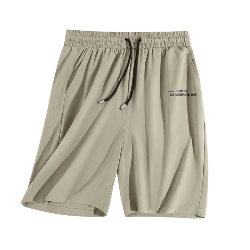 Детские шорты повседневные [Cool-Dry]Khaki (Mb Protective Forest Pants Logo) MINISO, Khaki