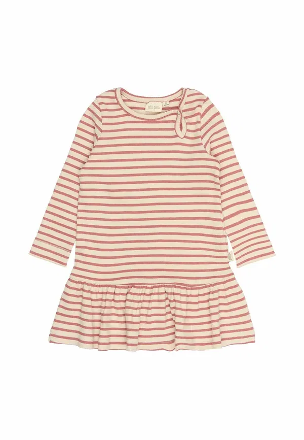 Платье хлопковое Kasdiene suknele Petit Piao, Dusty Rose Striped, розовый