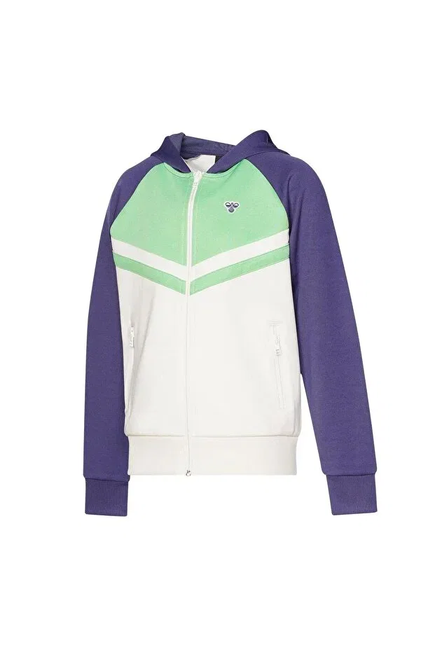 Детское худи для мальчиков с длинным рукавом Hmlkayla zip hoodie (ss25) Hummel, Blue