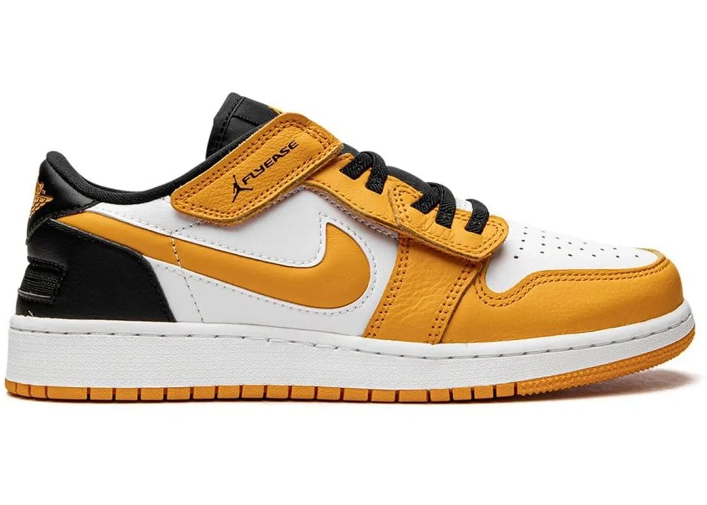 Детские кроссовки с системой FlyEase Jordan 1 Low FlyEase Jordan, White/Black/Taxi