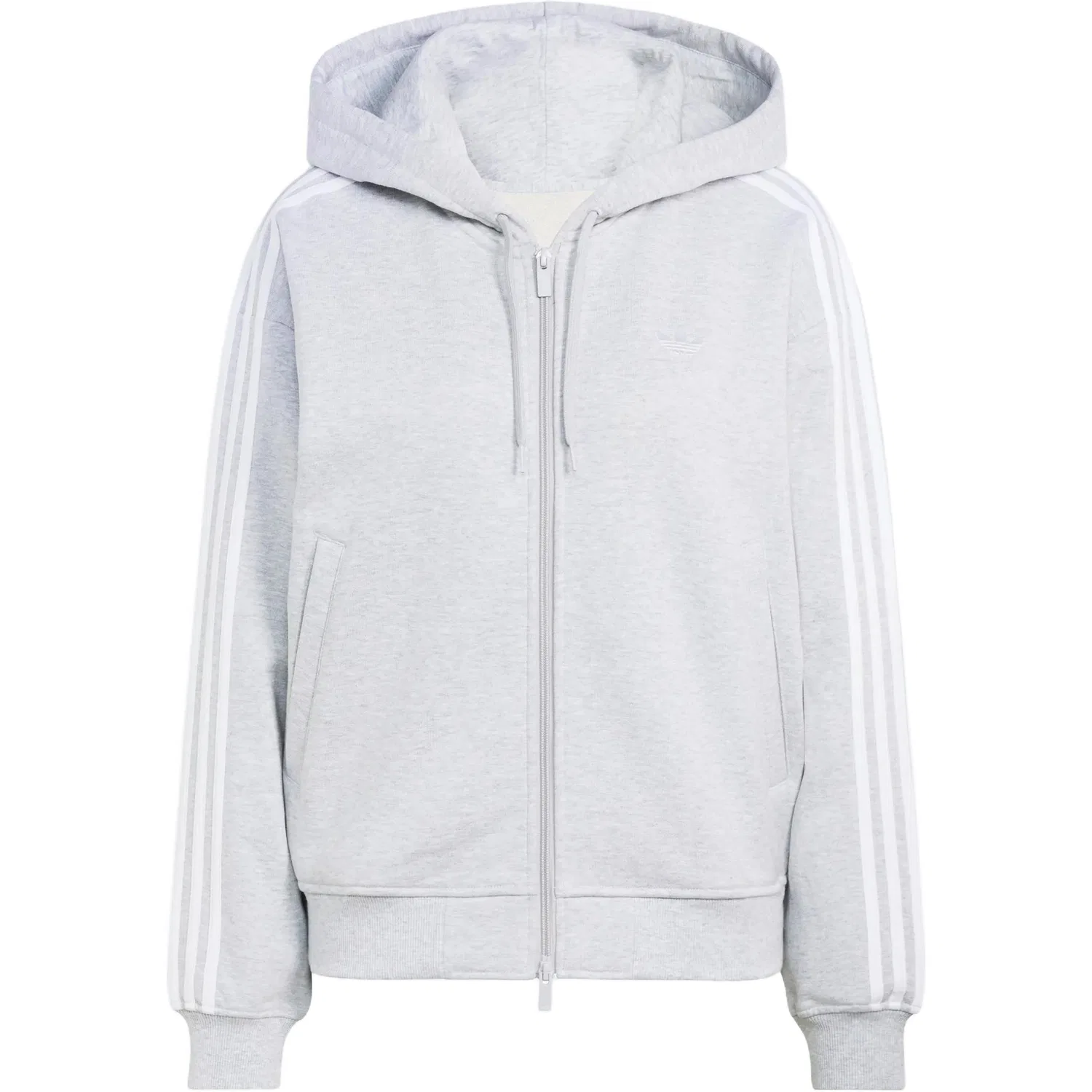 Женская куртка с капюшоном Adidas Originals, Light Heather Gray