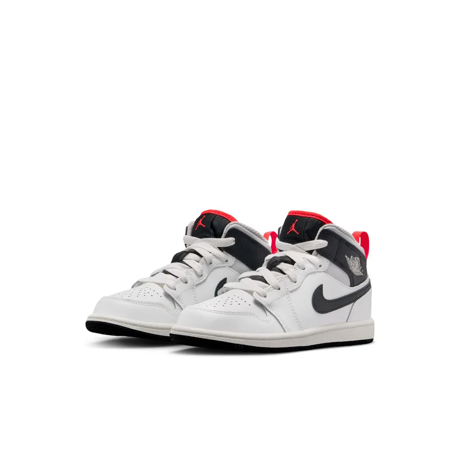 Детские кроссовки для мальчиков с принтом Jordan 1 MID (PS), Jordan, Blanco — фото 3