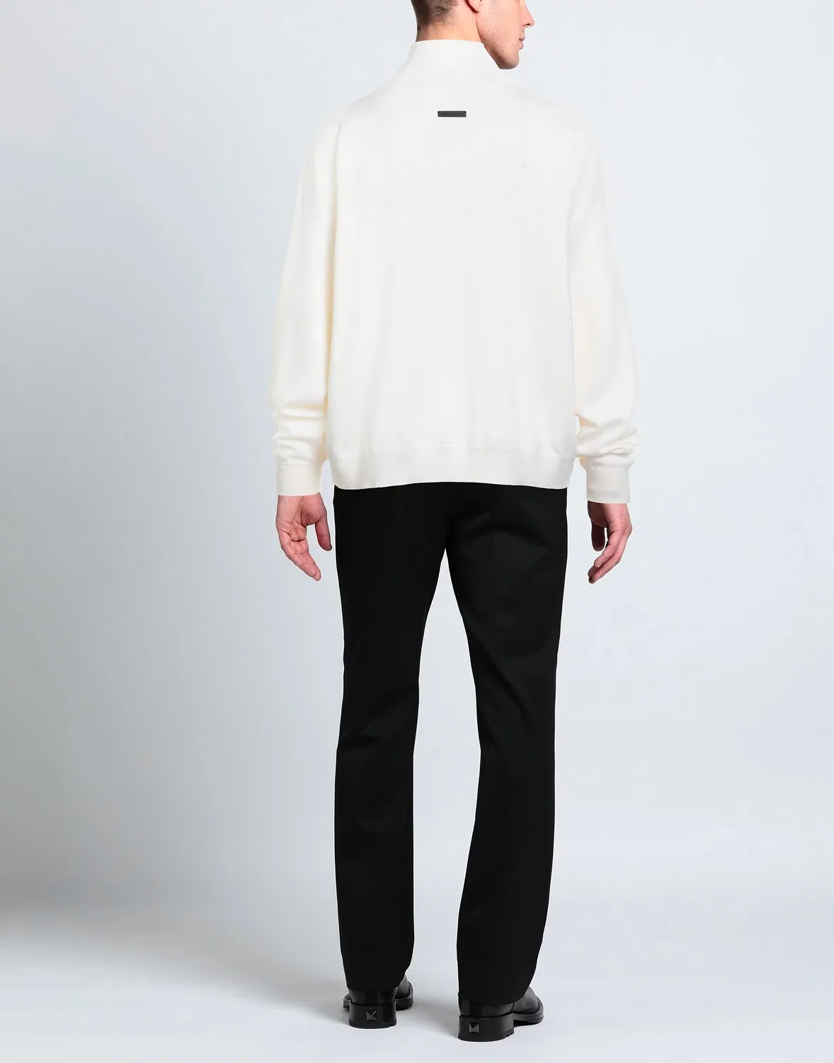 Мужской свитер с водолазкой из шерсти Fear Of God, айвори — фото 3