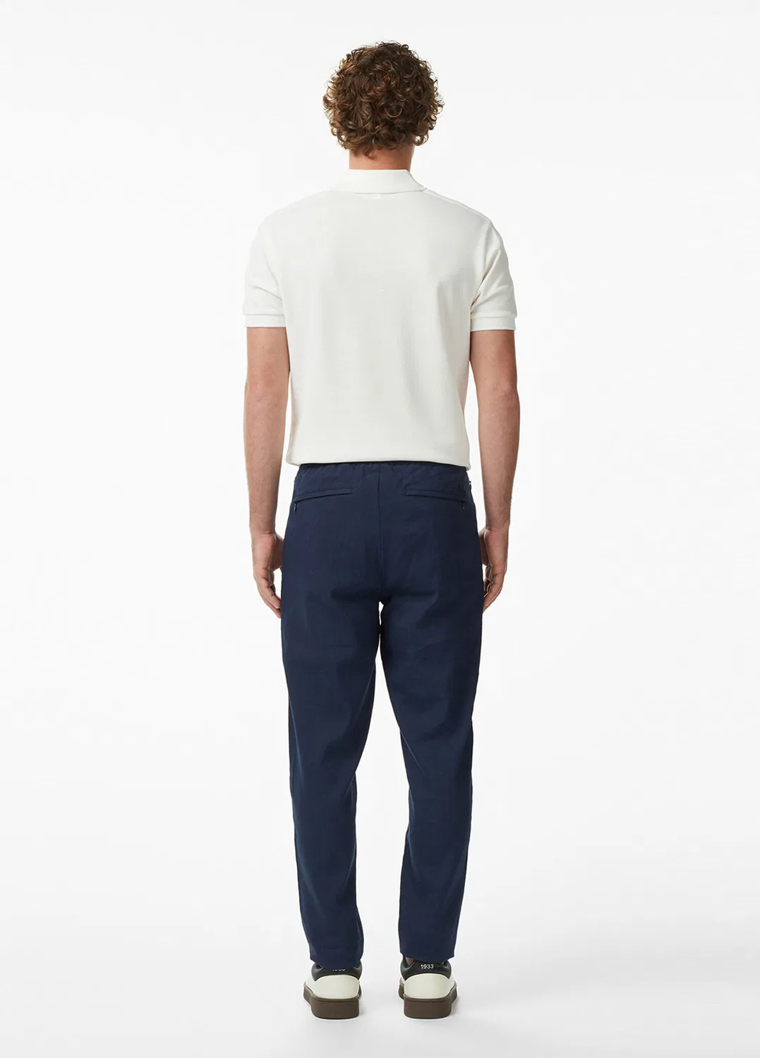 Брюки Tapered Fit Lacoste, lacivert — фото 3