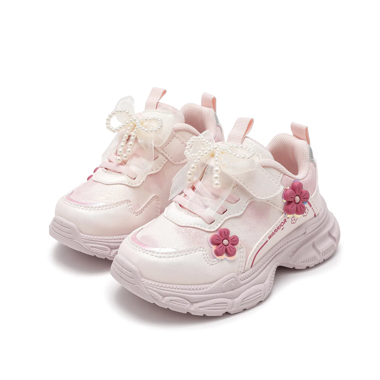 Детские кеды с синтетической кожей Pink WARRIOR — фото 3