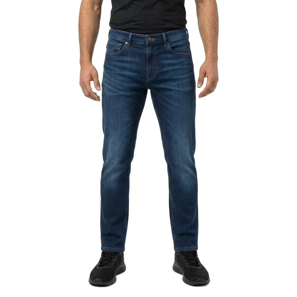 Мужские джинсы с зауженным кроем BOSS Re Maine Bo 10270281, Blue — фото 2