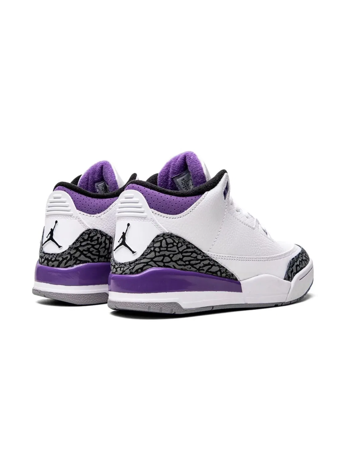Кроссовки Air Jordan 3 Retro Dark Iris, белый — фото 4