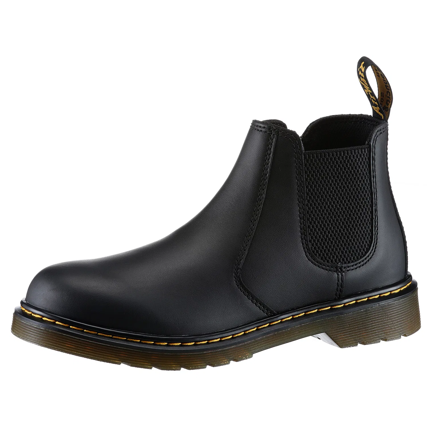 Детские челси-ботинки Dr. Martens 2976 Kinder SOFTY T, с stretch-вставкой, Black