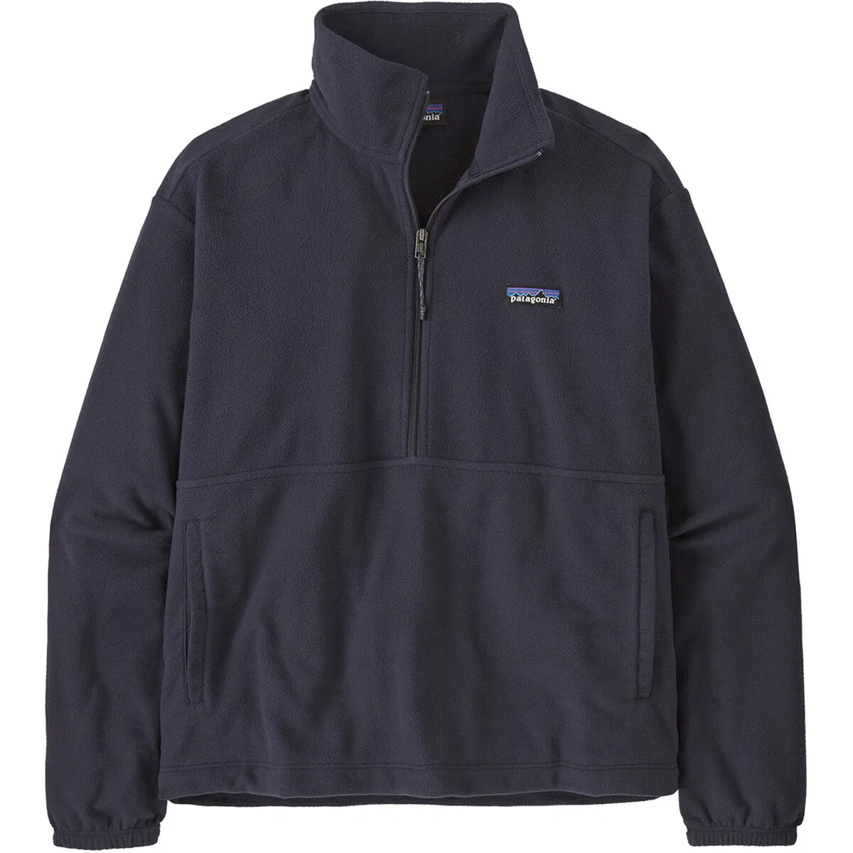 Женский флисовый пуловер с половиной застежкой-молнией Micro D 1/2-Zip Fleece Pullover Patagonia, Thin Ice — фото 2