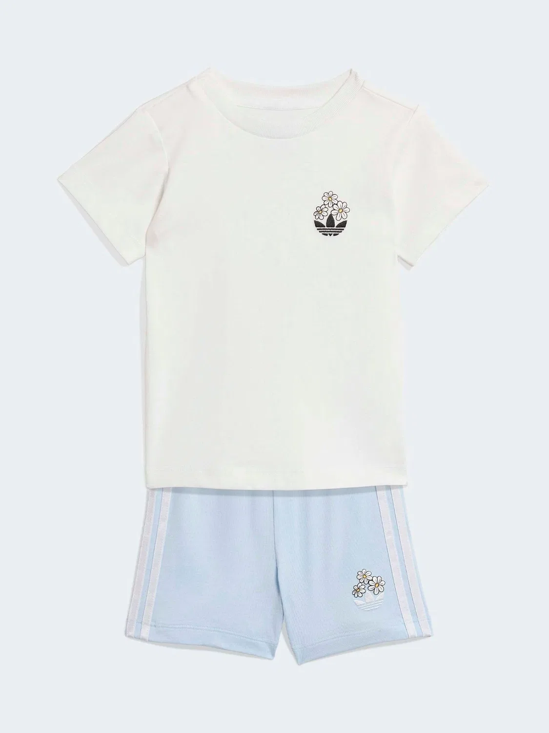Комплект из футболки и шорт adidas Originals Disney Alice in Wonderland, белый