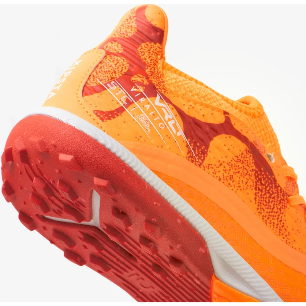 Детские футбольные бутсы для мальчиков на твердый грунт, Neon Açık Mango Viralto III TURF TF Decathlon — фото 3