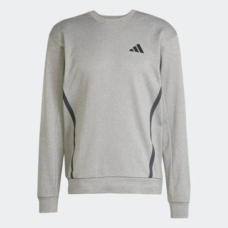 Мужской свитшот свободного кроя GG Crew adidas, Серый