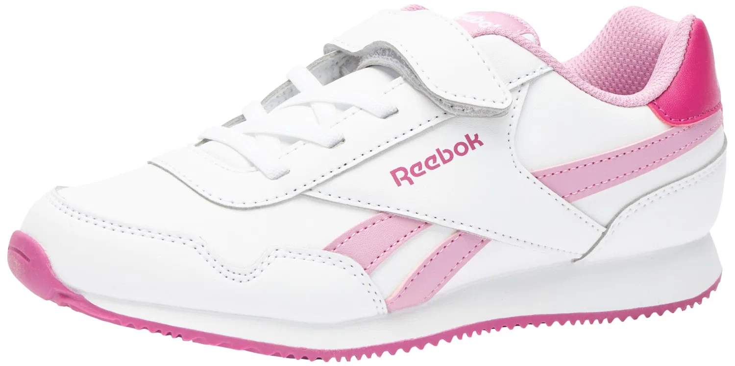 Детские кроссовки для девочек с закрытым носком Reebok Royal CL Jog 3.0 1v Reebok, White Jaspnk Seprpi