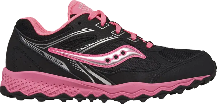 

Кроссовки Saucony Cohesion TR14 Lace Big Kid Black Pink, черный