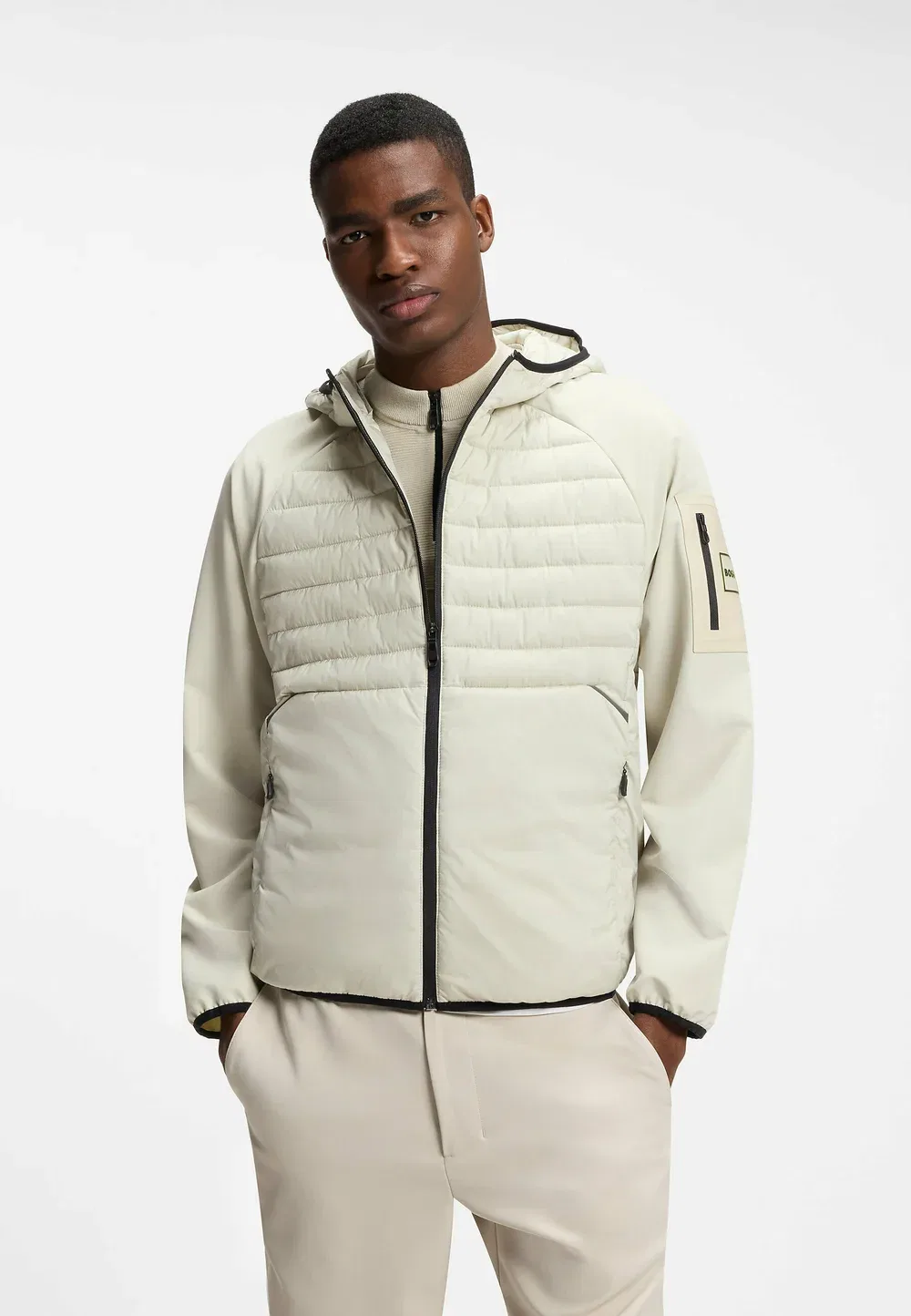 J_Urbanex гибридная куртка HD - легкая куртка Boss, Light Beige Two
