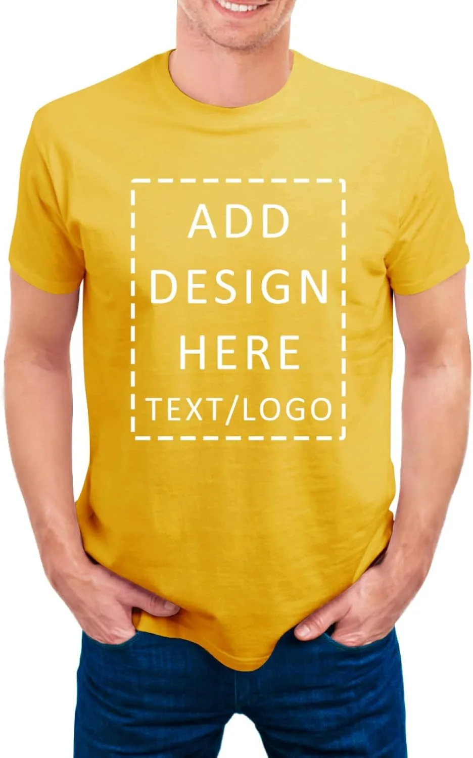 

Мужская футболка с индивидуальным дизайном, логотипом и текстом