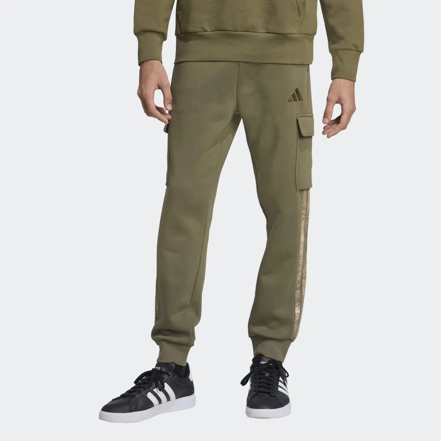 Мужские карго-брюки с принтом Aop Colourblock Adidas, Bunt