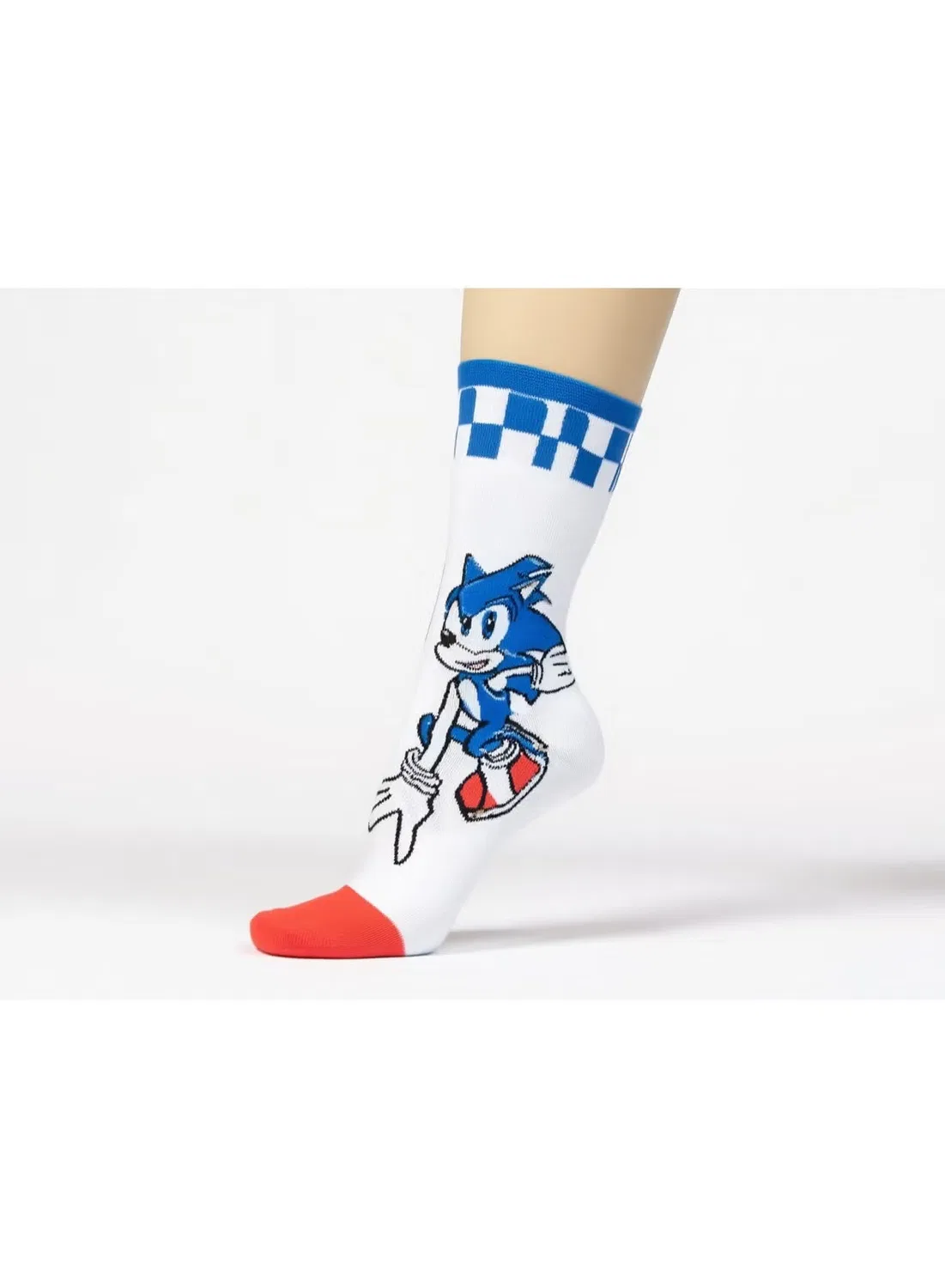 Носки-следки хлопковые 3 пары Sonic, мультиколор — фото 3