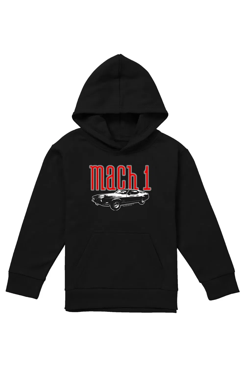 Детский пуловер Mustang Mach 1 Youth Pull-Over Hoodie Ford, Black